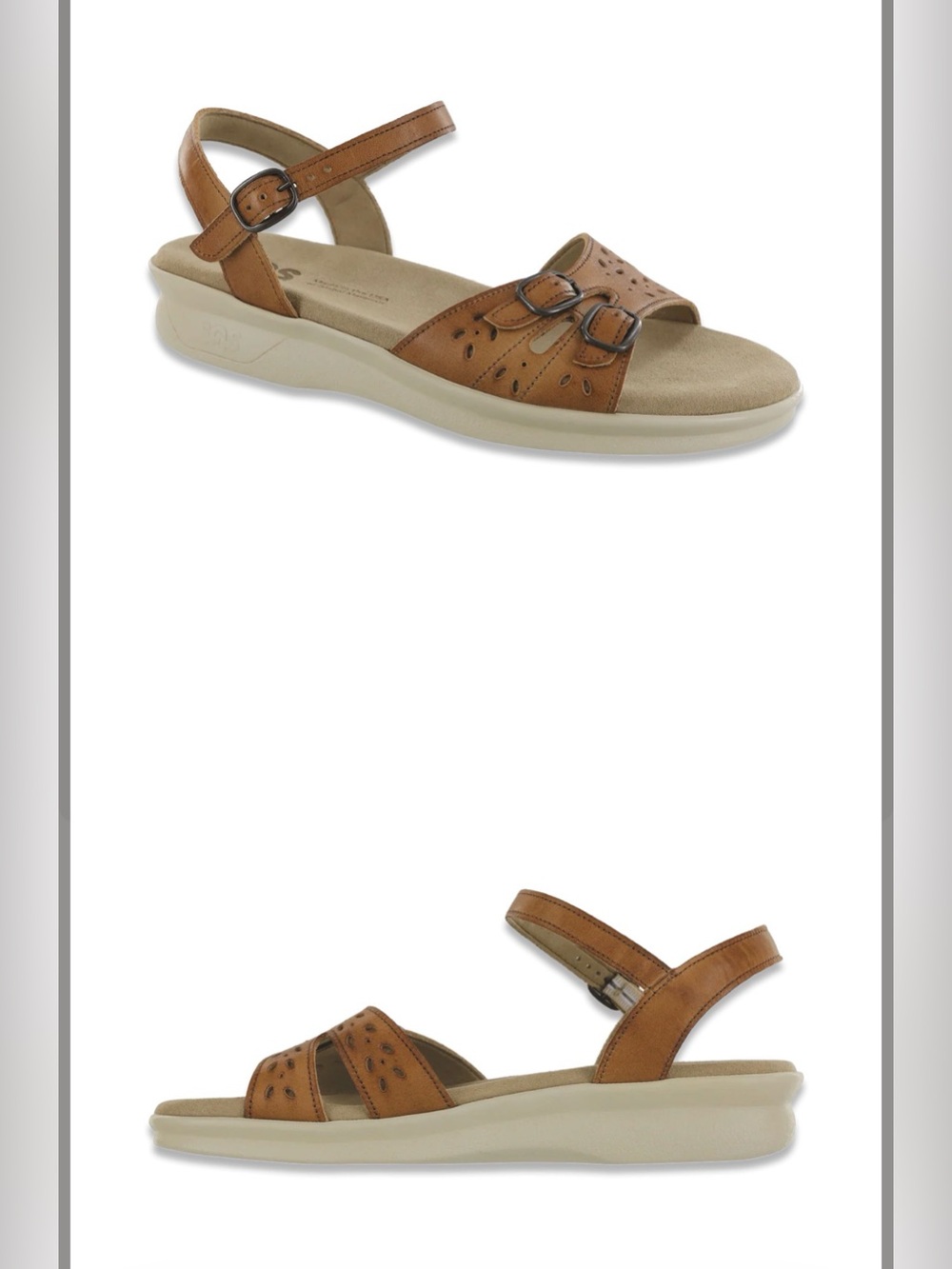 SAS Tripad Comfort Duo - Buckle Sandal  Leather sz 9,5 made in USA